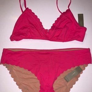 Crew bikini, pink, size Medium
